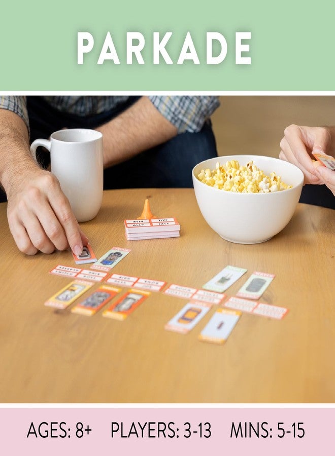 Facade Games Parkade Board Game - Word Games and Parking Cars - Party Game for Friends and Family Game Night - 5-15 Minutes for 3-13 Players - Image 2